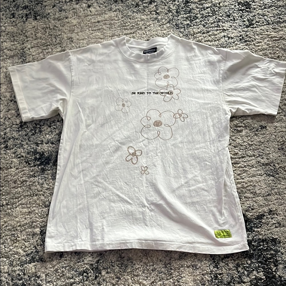 Classic White Crew Neck Short Sleeve Tee